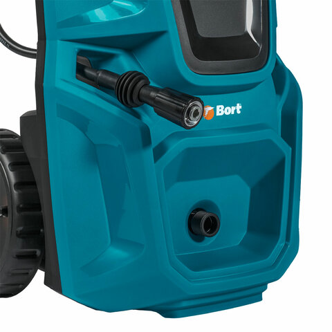 Минимойка BORT BHR-2700-R, мощность 2.5 кВт, давление 180 бар, шланг 10 м
