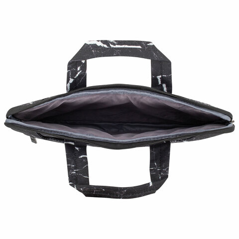 Сумка портфель HEIKKI STYLE (ХЕЙКИ) с отделением для ноутбука 13-14", 3 кармана, черная, 26×36х3 см