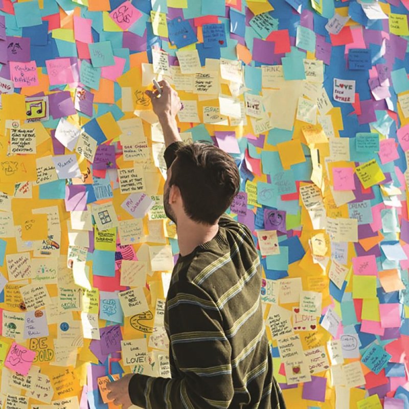 Блок-кубик Post-it Optima 654-OGP 76×76 весна плюс 125 л. 