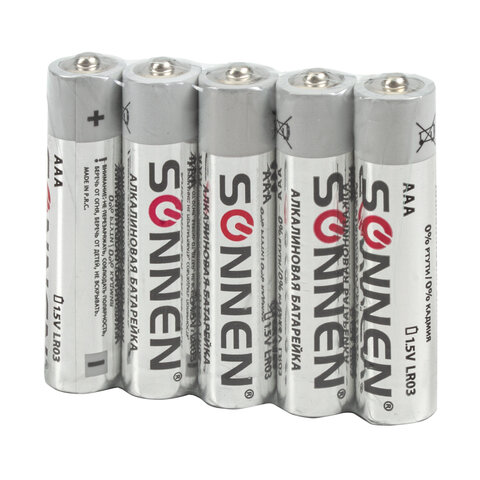 Батарейки КОМПЛЕКТ 30 (20+10) шт., SONNEN Alkaline, AA+ААА (LR6+LR03), в коробке