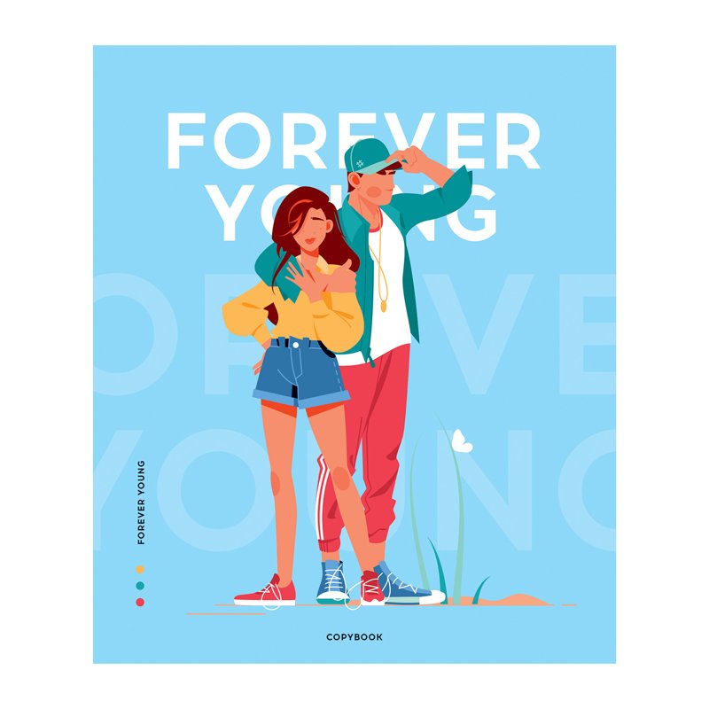 Тетрадь 96л., А5, клетка ArtSpace «Стиль. Forever young»