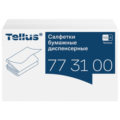 Салфетки Tellus/TORK (Система NS4) ПРЕМИУМ, 2-слойные, КОМПЛЕКТ 20 шт., 200 шт., белые