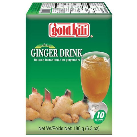 Чайный напиток «Ginger Drink» имбирный с медом, 10 саше по 18 г, GOLD KILI