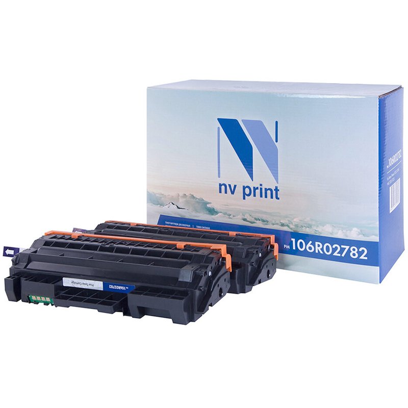 превью Картридж совм. NV Print 106R02782 черный для Xerox 3052/3260/WorkCentre 3215/3225 2шт. (6000стр)