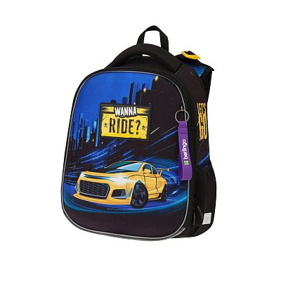 Ранец Berlingo Expert Max «Ride» 38×29×16см, 2 отделения, 2 кармана, анатомическая спинка, дождевик в комплекте