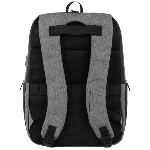 Рюкзак HEIKKI OUTLOOK (ХЕЙКИ) универсальный, отделение для ноутбука, серый, 46×32x16 см