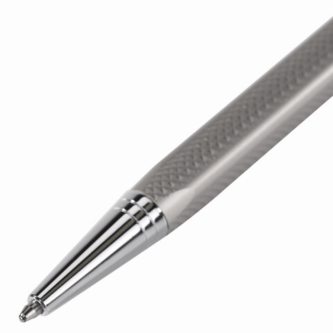 Ручка подарочная шариковая GALANT «Stiletto Chrome», тонкий корпус, серебристый, хромированные детали, пишущий узел 0.7 мм, синяя