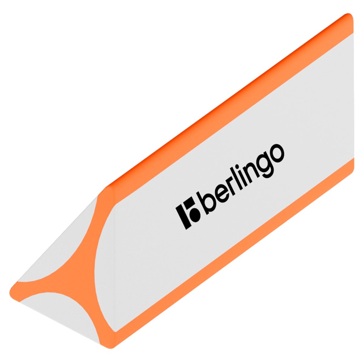 Ластик Berlingo «Triangle Pro», треугольный, скошенный, термопластичная резина, 57×16×16мм