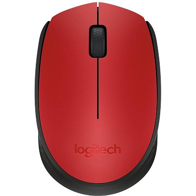 Мышь компьютерная Logitech USB OPTICAL WRL M170 RED 910-004648