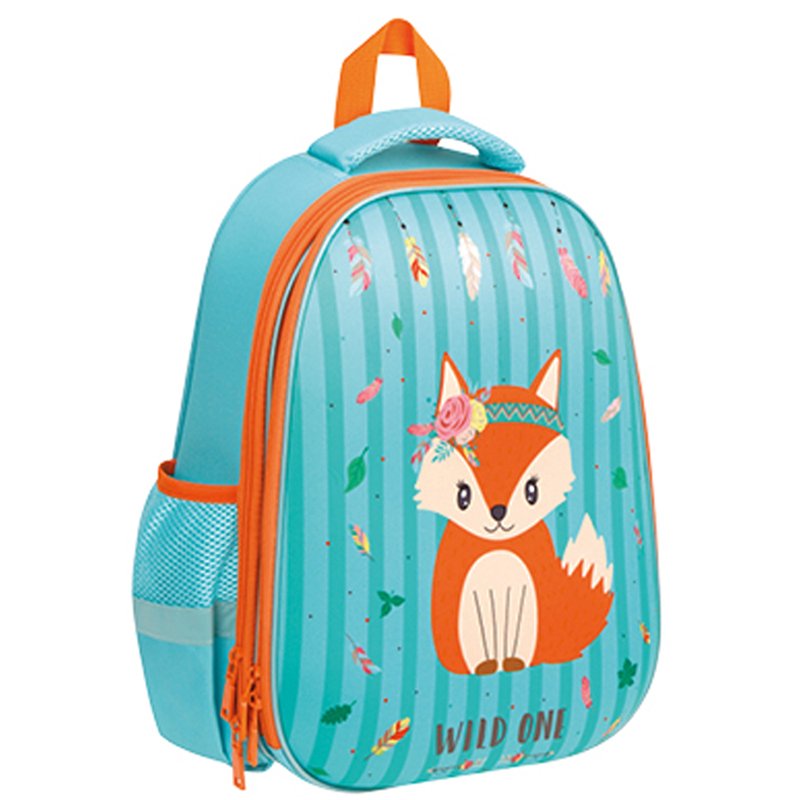 превью Ранец ArtSpace School Friend «Wild Fox» 39×30×18см, 2 отделения, 2 кармана, анатомическая спинка