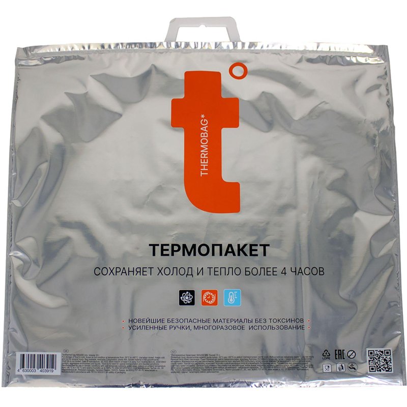 превью Термопакет 60×55 см (Металл/ПВД с лог. t) ТПК 06/1