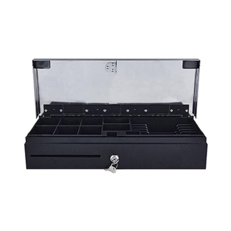 Денежный ящик МойPOS MCD-0170E эл-мех б/крыш д/л инкас. (распайк Epson), черн