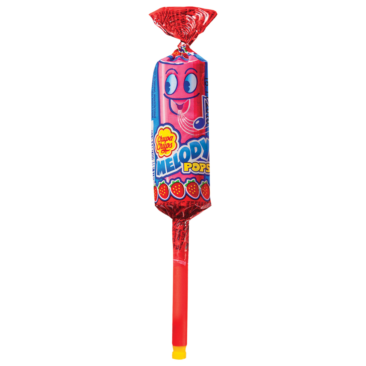 Карамель CHUPA CHUPS (Чупа-Чупс) «Melody Pops», клубника, 15 г