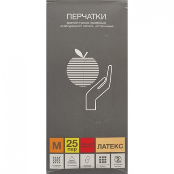 Перчатки мед. смотров. латекс., нест., н/o, High Risk, Benovy(M) 25 пар/уп