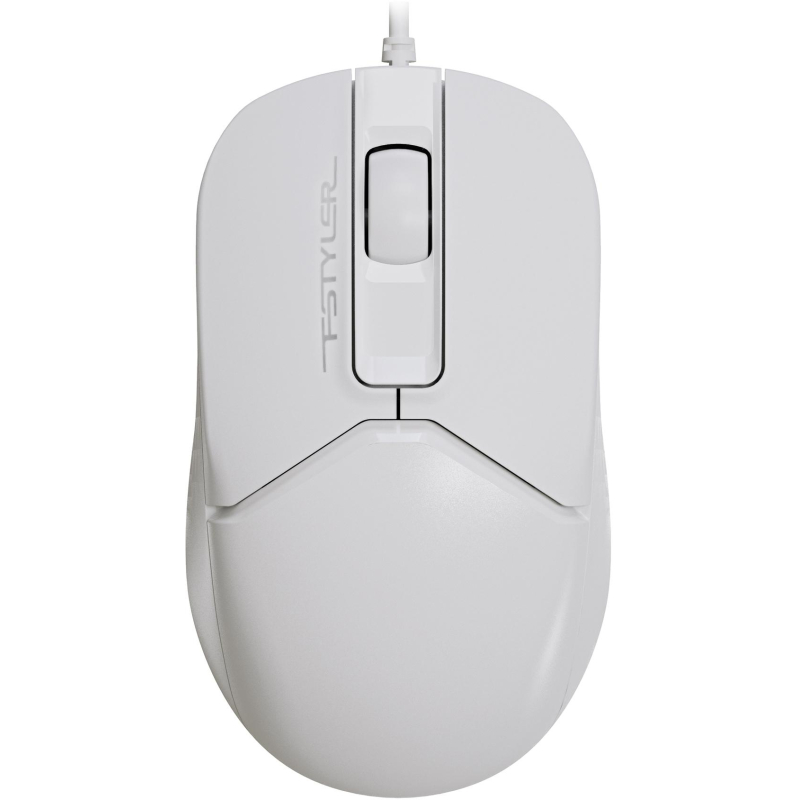 превью Мышь компьютерная A4Tech Fstyler (FM12 WHITE) оптическая 1200dpi/3but