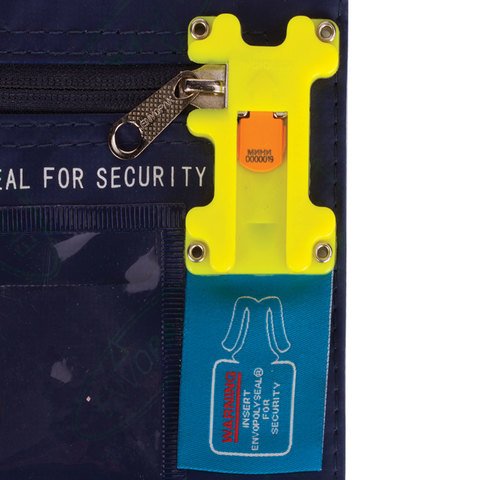 Пломбы пластиковые номерные МИНИ, для опломбирования сумок, контейнеров, цвет ассорти, КОМПЛЕКТ 250 шт. 