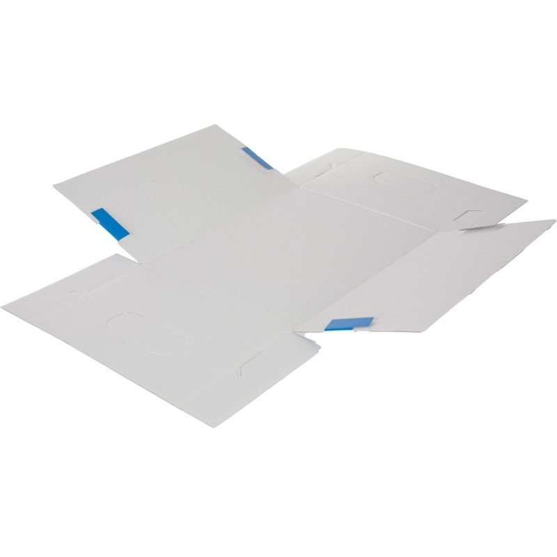 Короб архивный для хранения унив. Attache 335×245х185 синий+черн. кашир. карт
