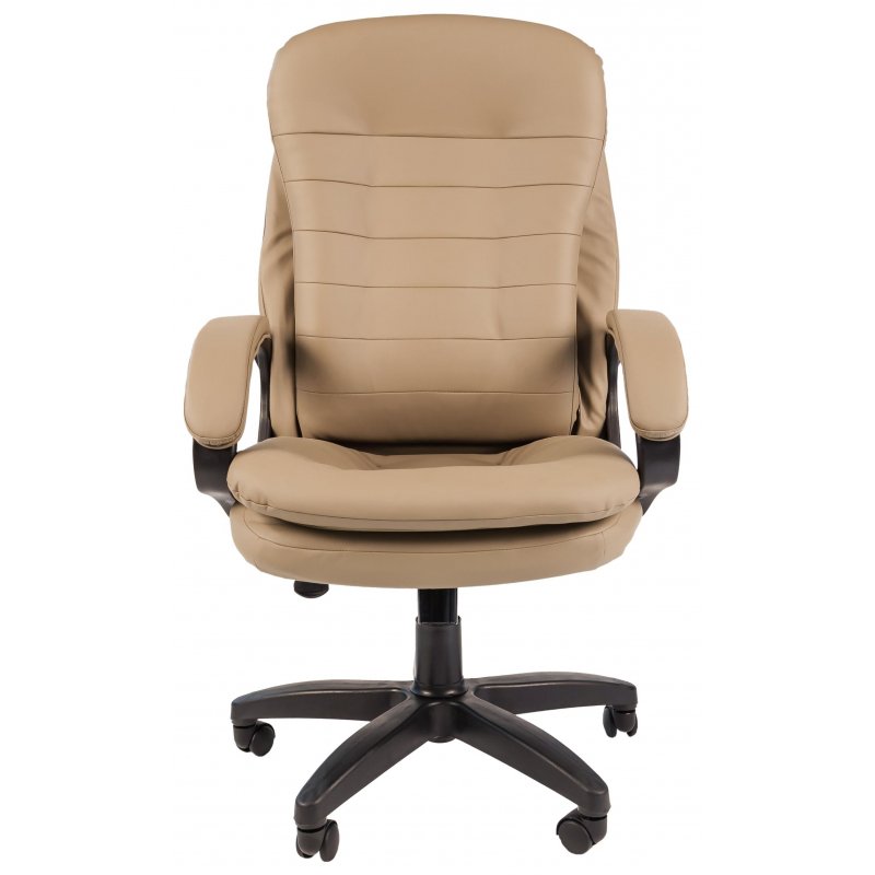 Кресло для руководителя Easy Chair 515 TPU бежевое (экокожа/пластик)
