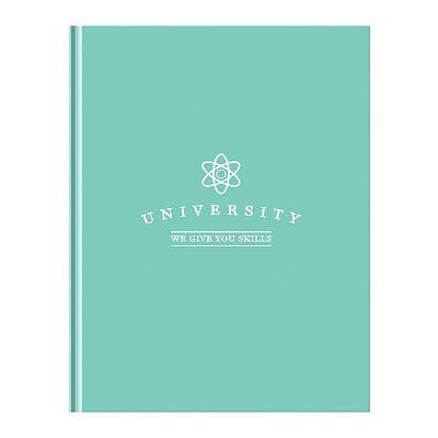 Записная книжка А5 64л. BG «University», soft-touch ламинация, блок-еженедельник