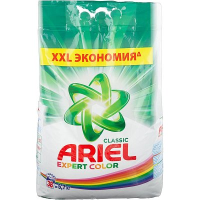 Порошок стиральный Ariel автомат Expert Color, 5.7кг