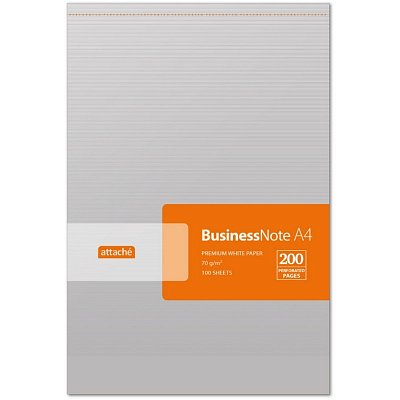 Блокнот Attache микроперфорация, склейка, клетка (А4, 100л)