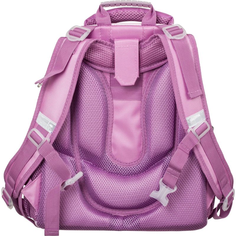 Ранец №1School Basic Fashion твид розовый, 2 отд., эргоном. спинка