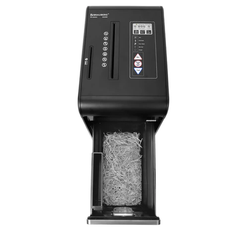 Уничтожитель (шредер) BRAUBERG PROFESSIONAL PS-2042m, CD, «HeavyDuty», 5 уровень секретности, 2×10 мм, 20 листов, корзина 42 литра