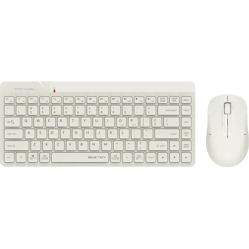 превью Набор клавиатура+мышь A4Tech Fstyler (FG2200 AIR2 BEIGE)беж. USB беспр. slim
