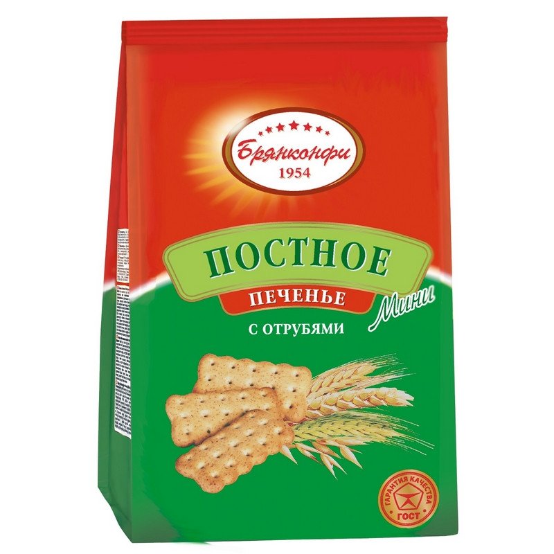 Печенье Постное с отрубями мини 350 г арт. 44083 - купить в Москве ...