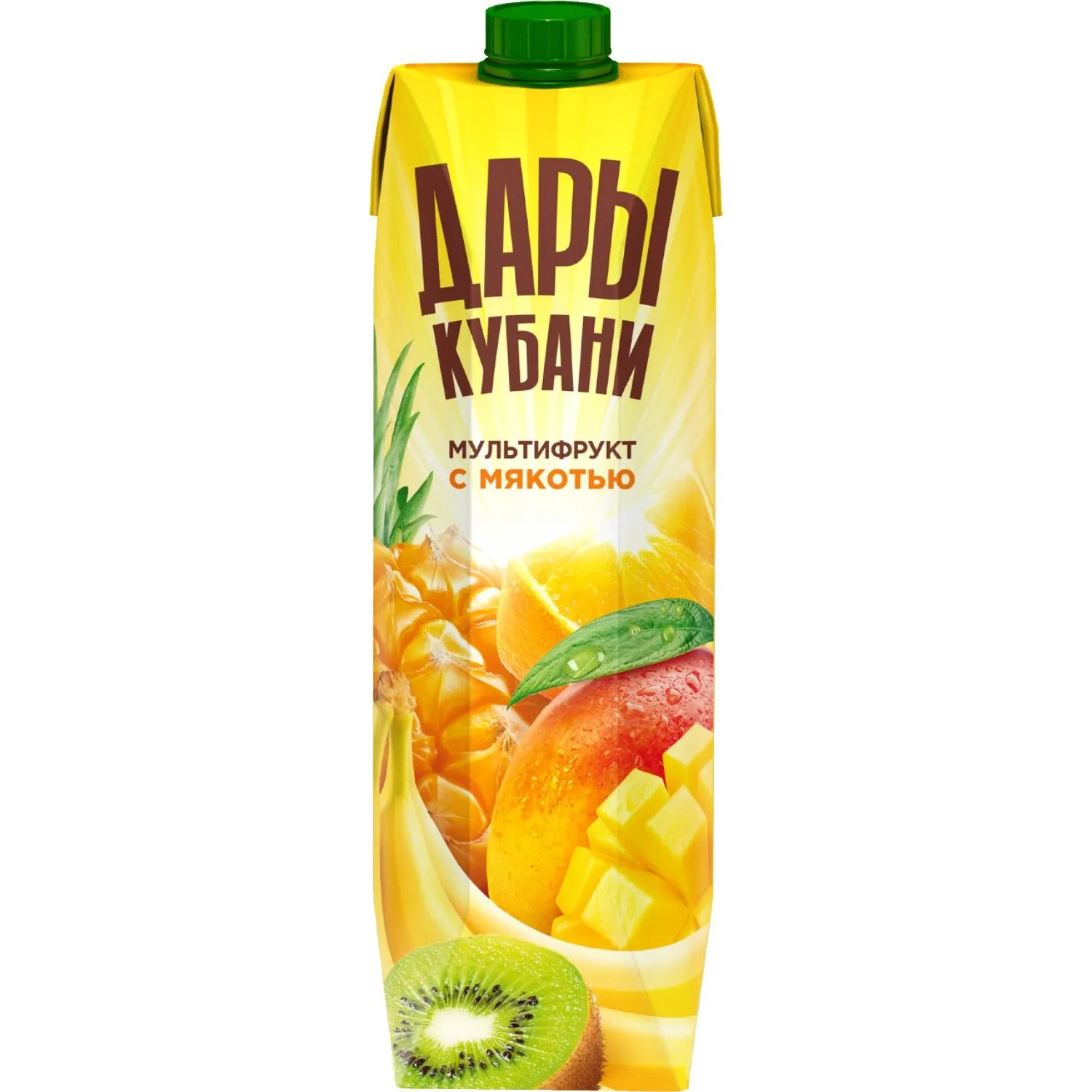 превью Нектар Дары Кубани Мультифрукт с мякотью, 0.95л