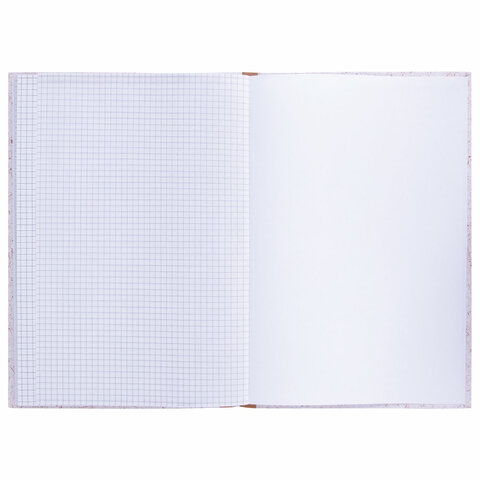Книга учета 96 л., клетка, твердая, крафт, блок офсет, А4 (210×265 мм), STAFF, 130215