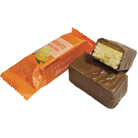 Конфеты глазированные ассорти брауни/сливочная карамель/чизкейк, 3000 г ...