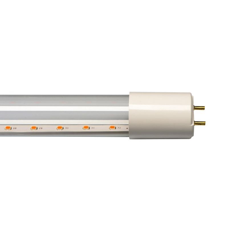 Фитолампа Uniel LED-T8-9W/SPSB/G13/CL PLP30WH форма T8, прозрачная