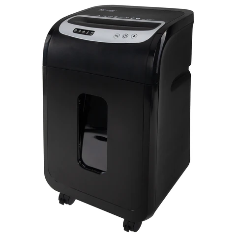 превью Уничтожитель (шредер) BRAUBERG PROFESSIONAL OF-1830x, HeavyDuty, CD, карты, 4 уровень секретности, 4×38 мм, 18 листов, 30 литров