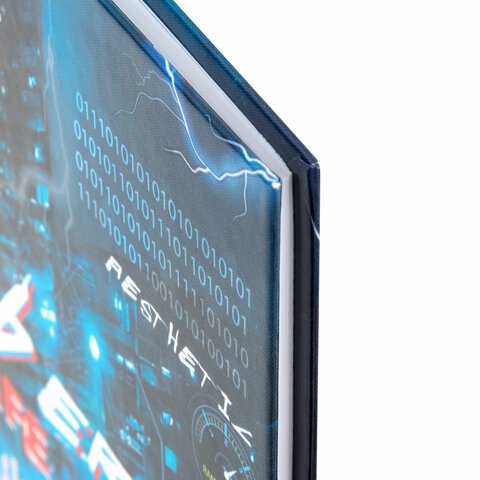 Дневник 5-11 класс 48 л., твердый, BRAUBERG, глянцевая ламинация, с подсказом, «Cyberpunk»