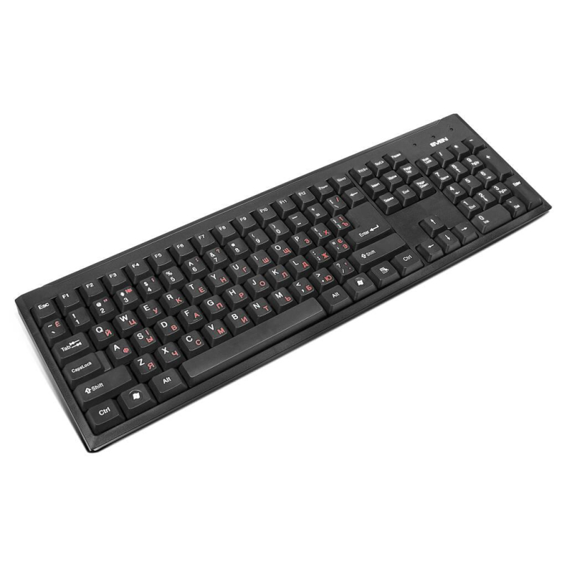 Клавиатура Sven Standard 303 Power USB+PS/2 черная 104 кл. (SV-03100303PU)