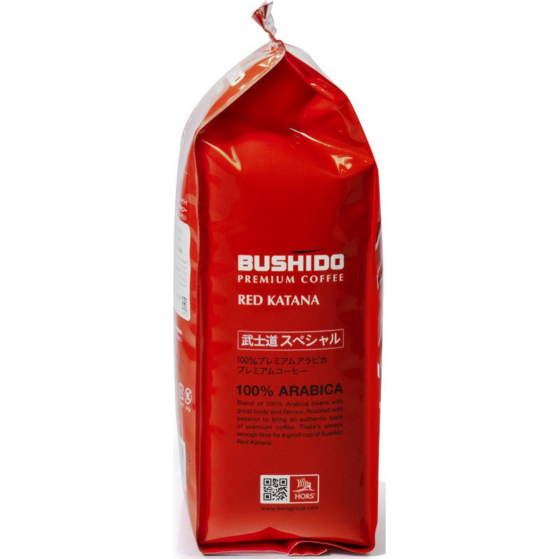 Кофе в зернах Bushido Red Katana 227 г (пакет)