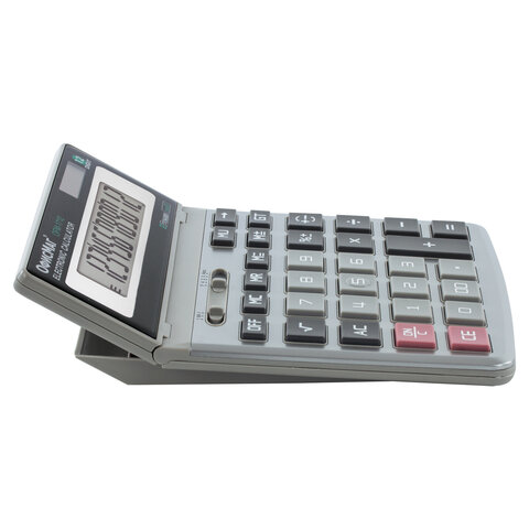 Калькулятор настольный металлический ОФИСМАГ OFM-1712 (200×152 мм), 12 разрядов, двойное питание