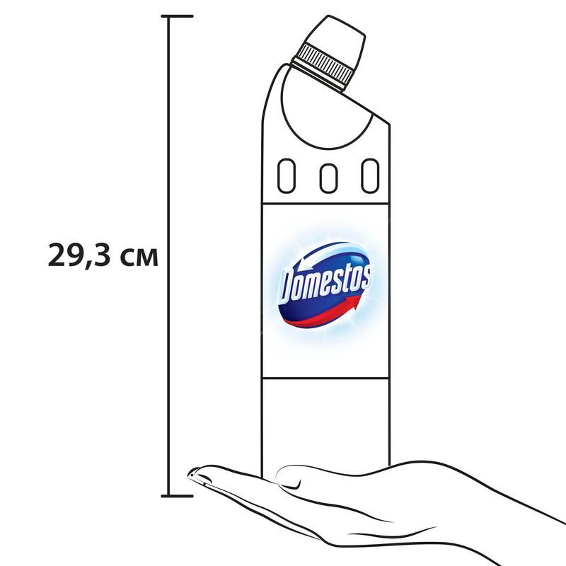 Средство для сантехники универсальное Domestos Eco с натуральными компонентами 750 мл (отдушки в ассортименте)