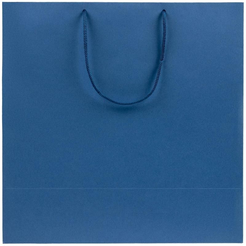 Пакет подарочный бумажный Porta (35×35×16 см, синий)