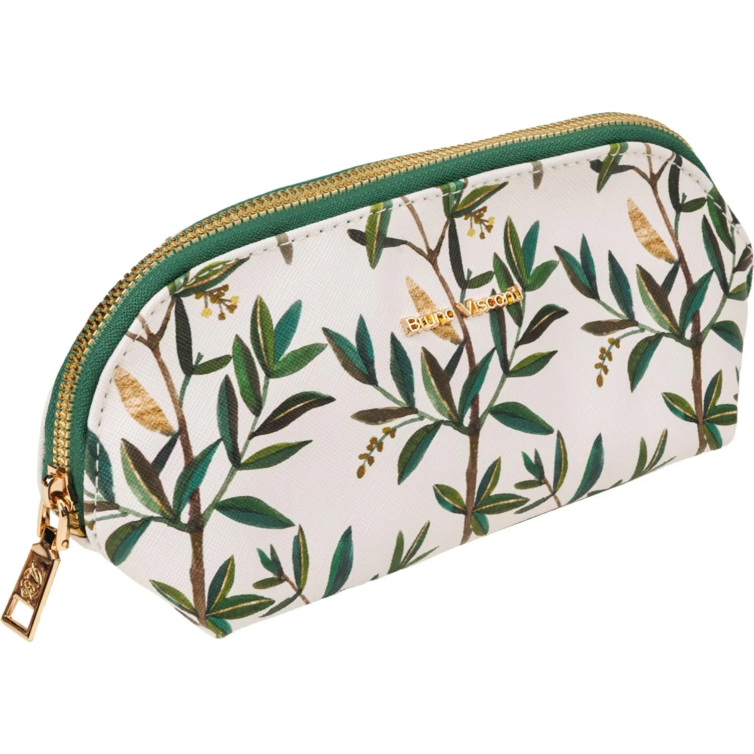 превью Косметичка Bruno Visconti Flora Олива из экокожи