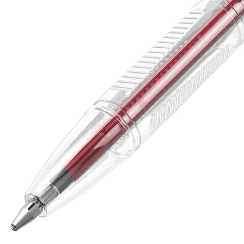 Ручка шариковая BRAUBERG «ULTRA», КРАСНАЯ, узел 1 мм, чернила ГЕРМАНИЯ, наконечник ШВЕЙЦАРИЯ