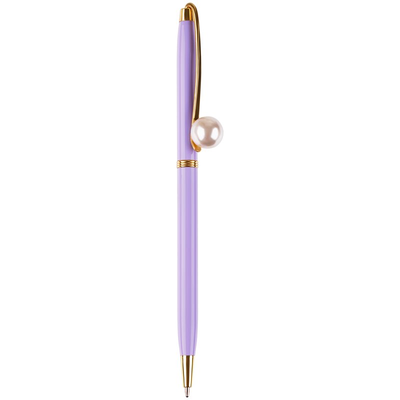 Ручка шариковая автоматическая MESHU «Lilac jewel» синяя, 1.0мм