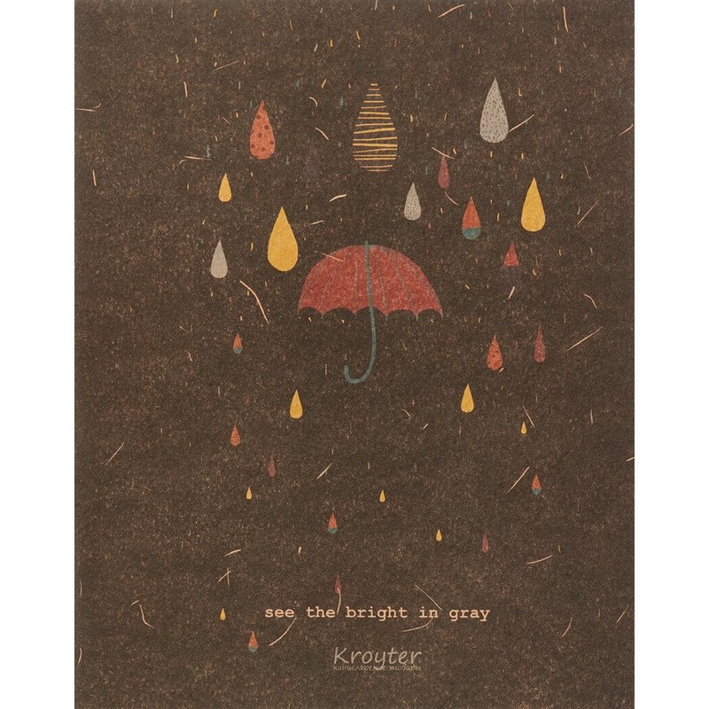 превью Тетрадь общая Kroyter Осень 205х165 мм 48 листов в клетку на скобе