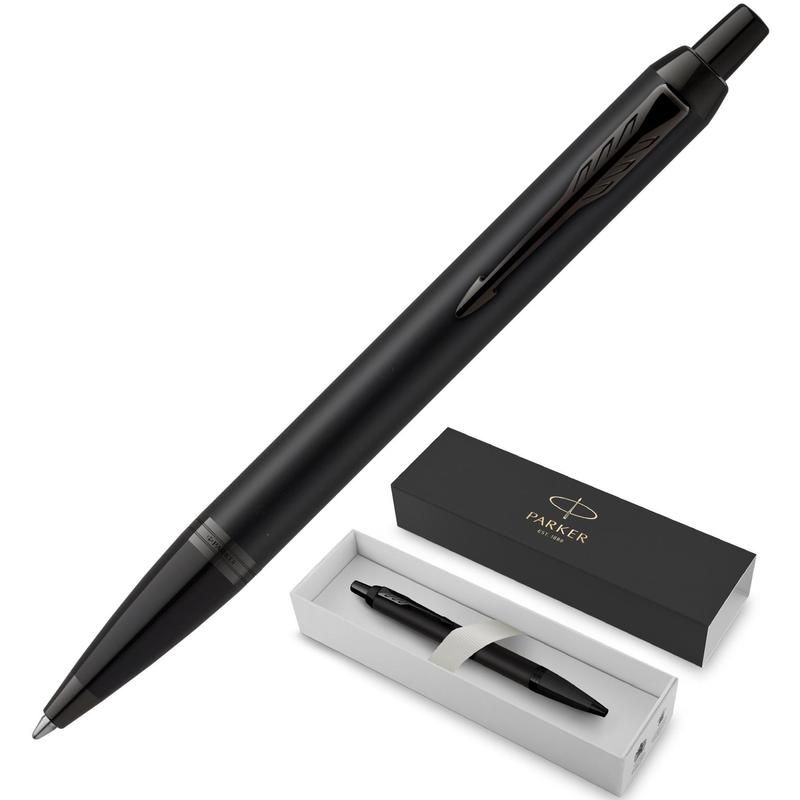 превью Ручка шариковая Parker IM Achromatic Matt Black синяя (артикул производителя 2127618)