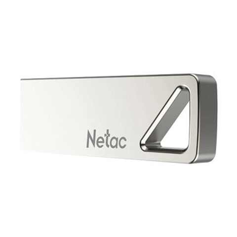 Флеш-диск 8GB NETAC U326, USB 2.0, серебристый-20PN