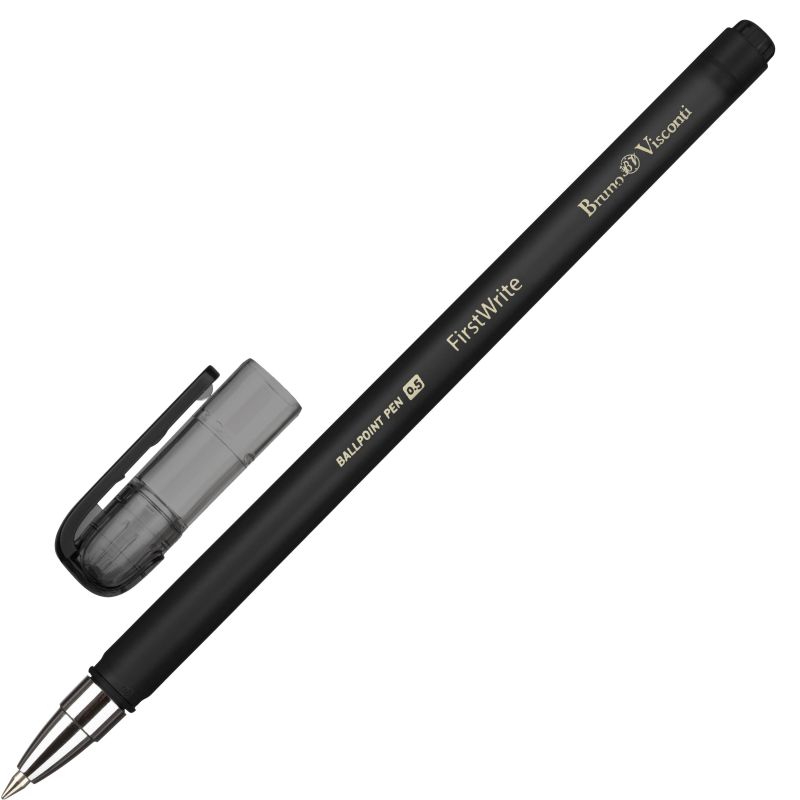 Ручка шариковая неавтоматическая BV FirstWrite. Black 0.5мм синяя 20-0235