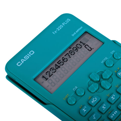 Калькулятор инженерный CASIO FX-220PLUS-2-S (155×78 мм), 181 функция, питание от батареи, сертифицирован для ЕГЭ