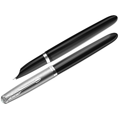 Ручка перьевая Parker «51 Black CT», черная, 0.8мм, подарочная упаковка