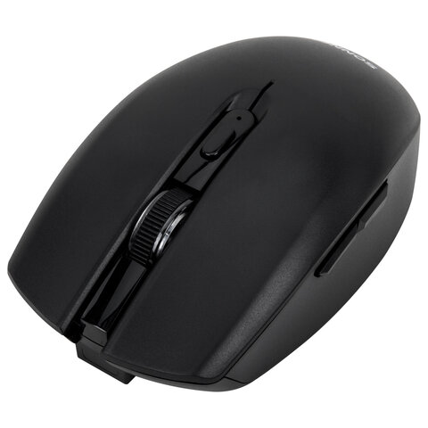 Мышь беспроводная USB, 800/1200/1600 dpi, 5 кнопок + колесо-кнопка, оптическая, SONNEN Q80, черная